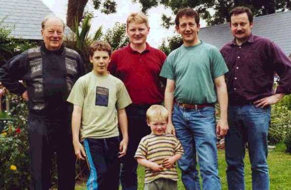 Wilton, Matthew, Colin, Cian, Douglas and Hugh Vaugh Aug 2000